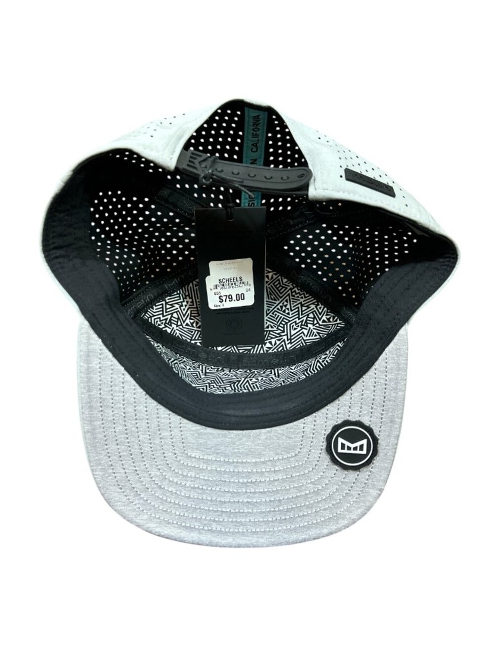 Melin Hydro Trenches Icon Snapback Hat Gray Size CL $79 New (No Bag) - Picture 3 of 3